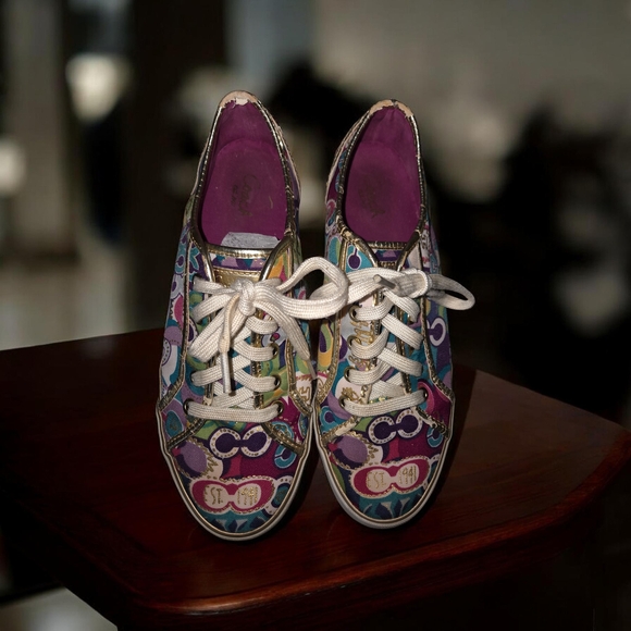 Coach Pop "C" 1941  Barett Sneakers sz 9 1/2 - Picture 2 of 6